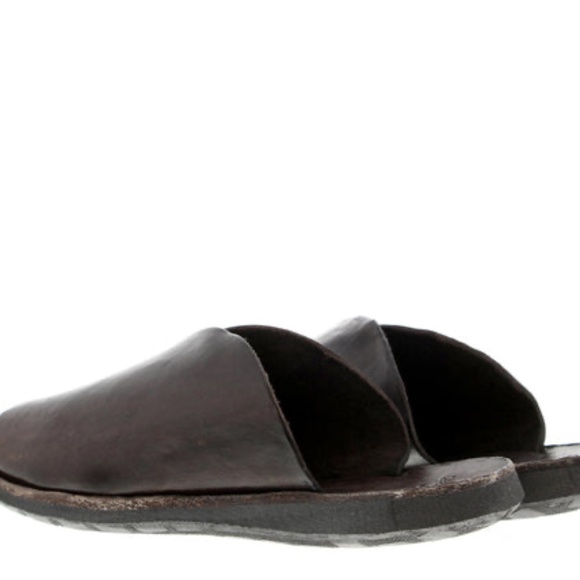 Slip-on Leather Sandals - Picture 2 of 4